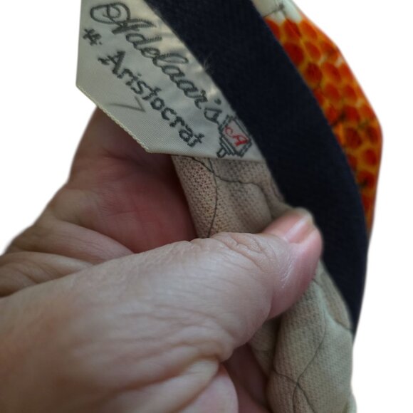 Vtg 60's-70's Adelaar by Aristocrat Quilted Maxi Skirt Op-Art Honeycomb Patterns - Picture 5 of 10